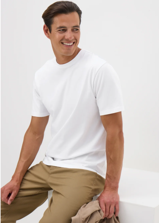 White Essential Crew Neck T-Shirt