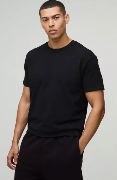 Black Essential Crew Neck T-shirt